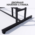 Вешало для вещей FORTE-NERO 1,5 м двухсторонний с полкой